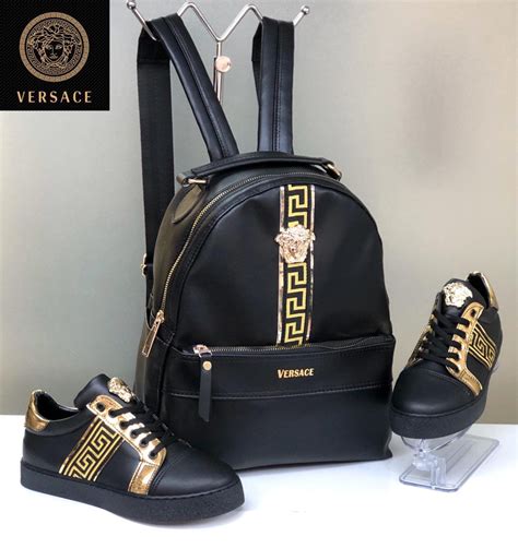 versace gift set with backpack.